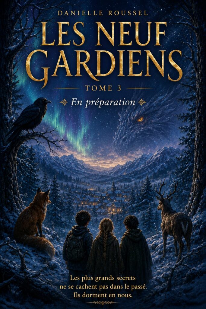Couverture du tome 3 Les Neuf Gardiens – Le Grand Silence de Danielle Roussel
