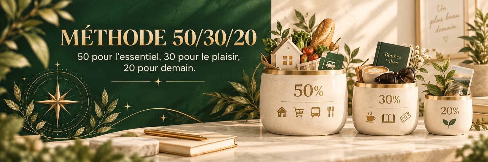 La méthode 50/30/20 pour répartir son budget simplement