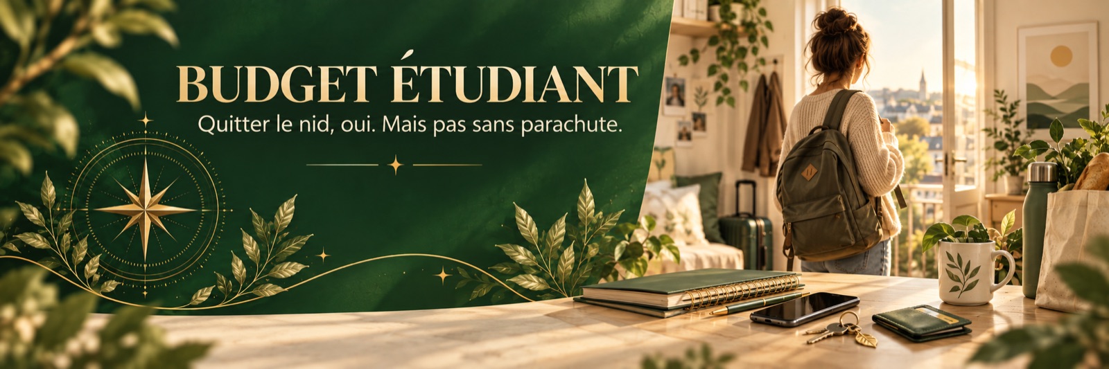 Budget étudiant — Quitter le nid, oui. Mais pas sans parachute.