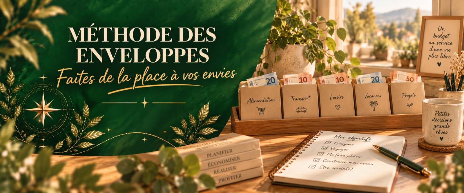 Méthode des enveloppes : faites de la place à vos envies