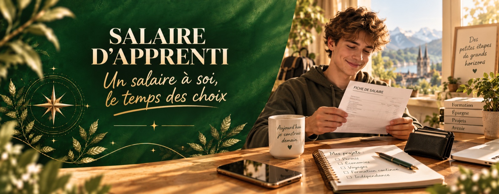 Salaire d'apprenti : un salaire à soi, le temps des choix