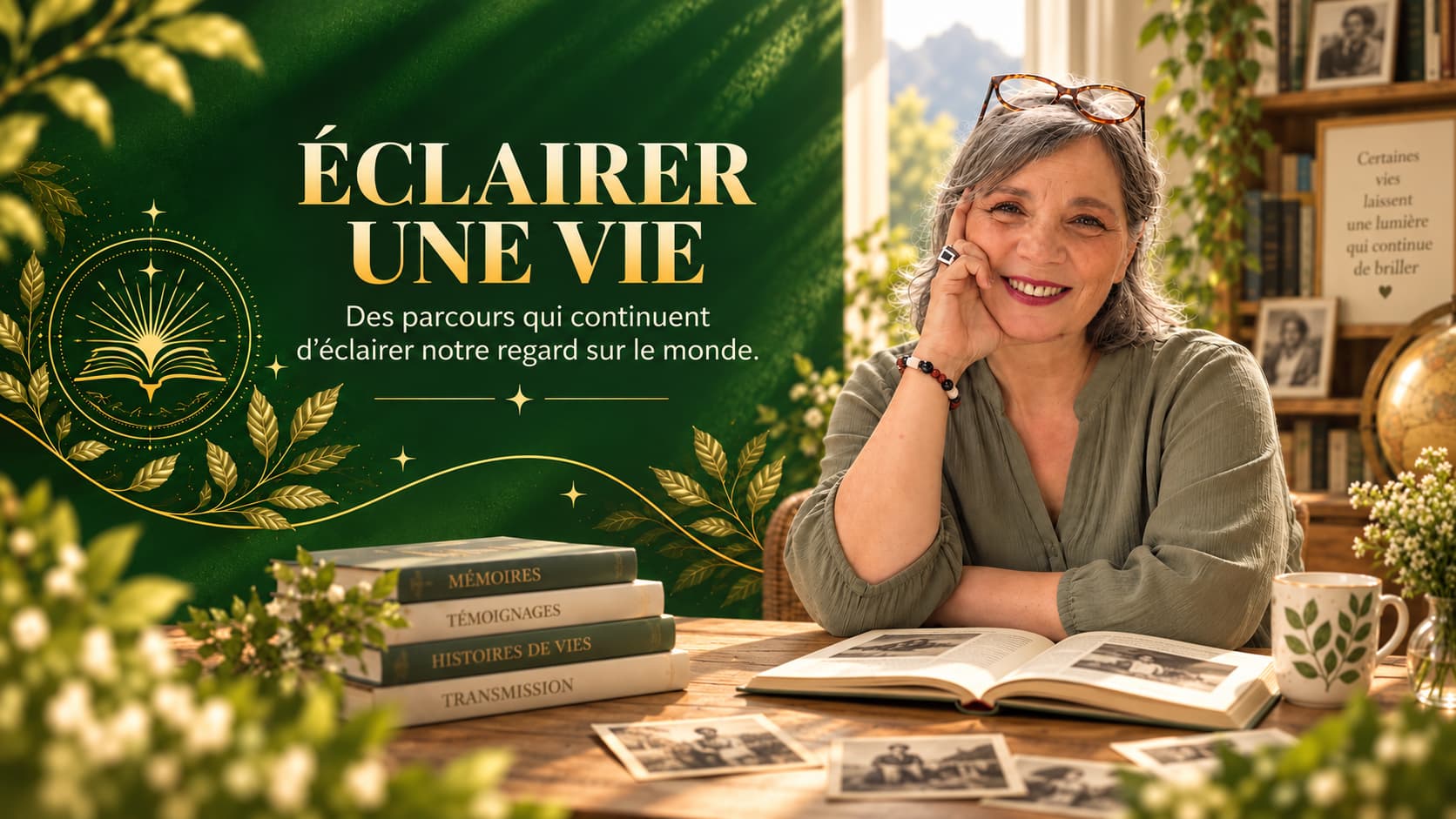 Éclairer une vie – récits et portraits de Danielle Roussel