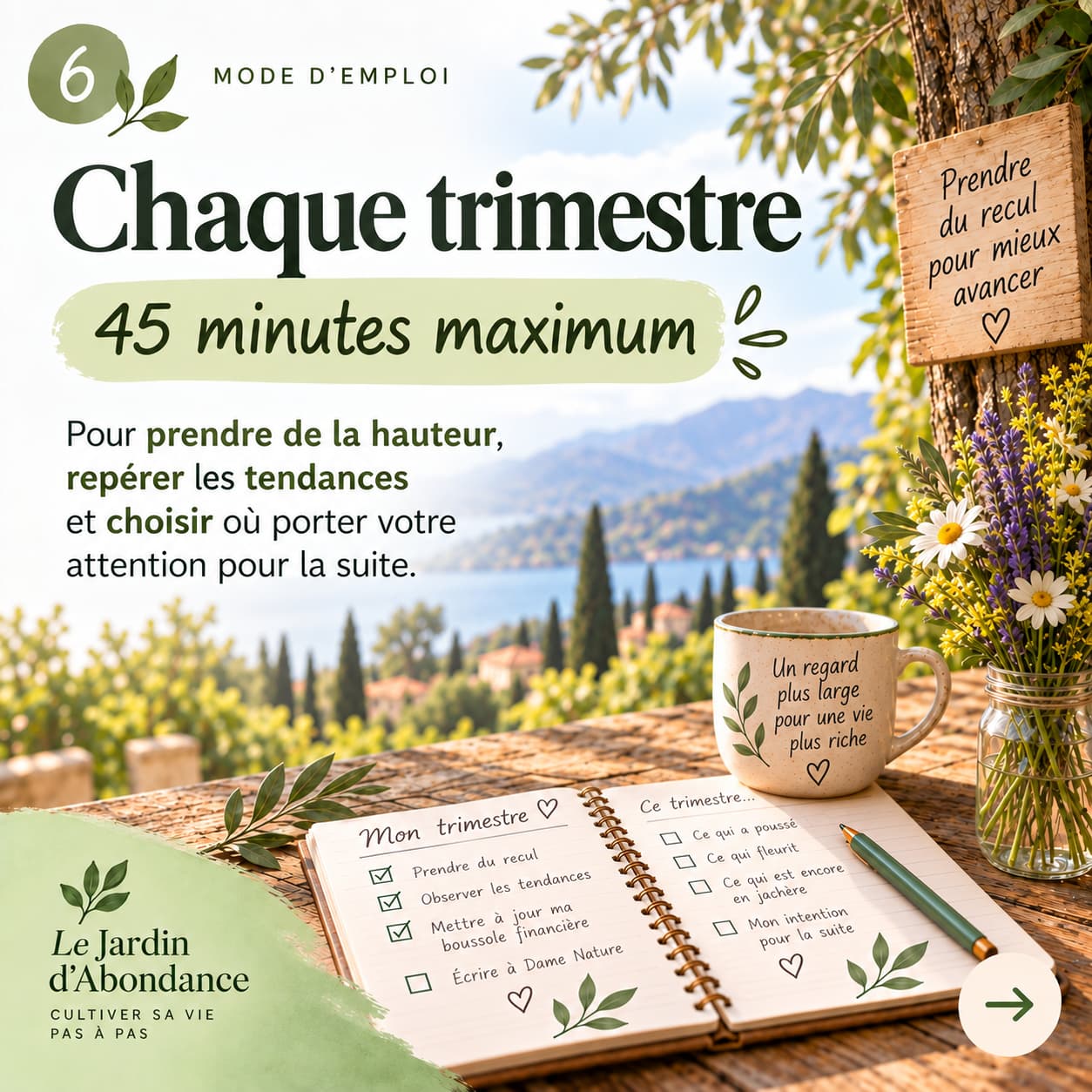 Ma Boussole - chaque trimestre
